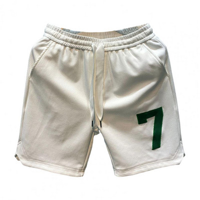 Ανδρικά σορτς μπάσκετ Σορτς μέσης που αναπνέουν γρήγορα ανδρικά σορτς γυμναστικής με κορδόνι ελαστική μέση για γυμναστική