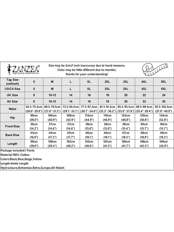 Pantaloni lungi uni cu talie elastică de vară 2024 ZANZEA Vintage pantaloni lați pentru femei Pantalon de lucru Casual lejer Palazzo oversize