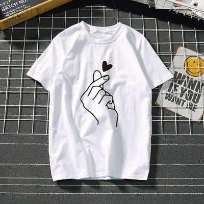 UUS2023 Naiste t-särk Casual Harajuku Heartbeat naiste kawaii t-särk suvine naiste t-särk Plus S-2XL Topid