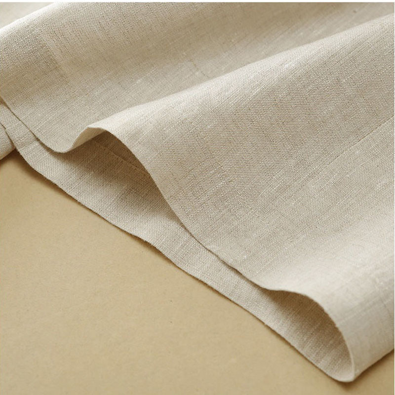 Lanene hlače širokih nogavica Nove ljetne tanke ležerne jednobojne duge hlače Ženske elastične široke pamučne i lanene ravne hlače visokog struka