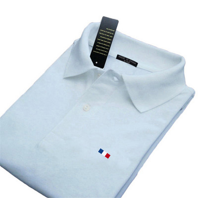 100% kokvilnas augstas kvalitātes vasaras vīriešu polo krekli S-5XL ikdienišķs vienkrāsains īsās piedurknes polos Homme modes sporta krekls vīriešu topi