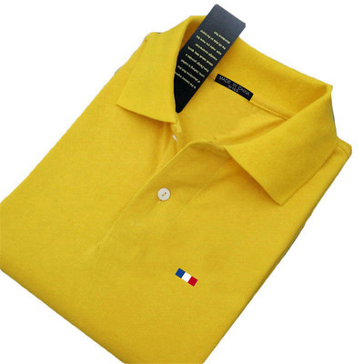 100% kokvilnas augstas kvalitātes vasaras vīriešu polo krekli S-5XL ikdienišķs vienkrāsains īsās piedurknes polos Homme modes sporta krekls vīriešu topi