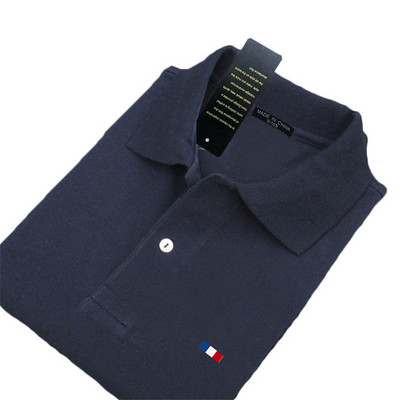 100% kokvilnas augstas kvalitātes vasaras vīriešu polo krekli S-5XL ikdienišķs vienkrāsains īsās piedurknes polos Homme modes sporta krekls vīriešu topi