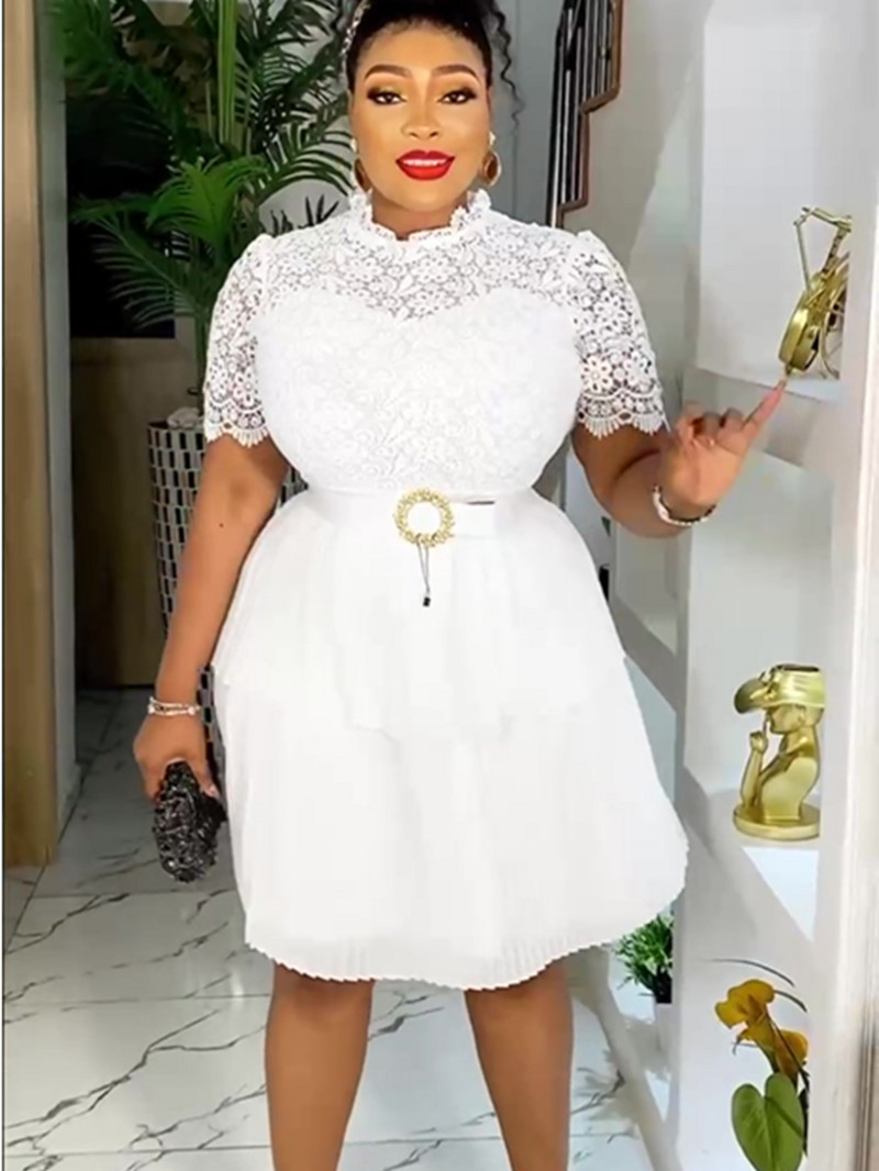 Modes lielizmēra afrikāņu ballīšu kleitas sievietēm Dashiki Ankara mežģīņu vakartērpi Eleganta Turcija musulmaņu maksi kleita 2024. gada Jaunums