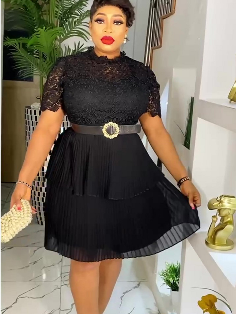 Modes lielizmēra afrikāņu ballīšu kleitas sievietēm Dashiki Ankara mežģīņu vakartērpi Eleganta Turcija musulmaņu maksi kleita 2024. gada Jaunums