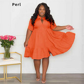 Perl Plus Size Suvekleidid Elegantne vabaaja Armsad Pallikleit Särgid Minikleit Naiste riided Kook seelik Laidesele 4xl 5xl
