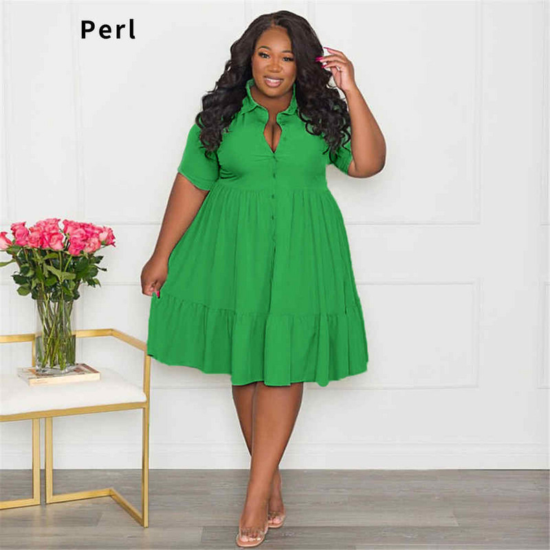 Perl Liela izmēra Vasaras Kleitas Eleganta Ikdienišķa Jauki Balles Kleita Krekli Mini Kleita Sieviešu Apģērbi Torte Svārki Laides 4xl 5xl