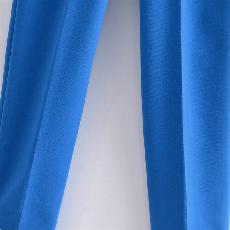 Άνοιξη 2024 Νέα γυναικεία μόδα casual ψηλόμεσο παντελόνι Ευέλικτο μακρύ παντελόνι με ασορτί μονόχρωμη ζώνη