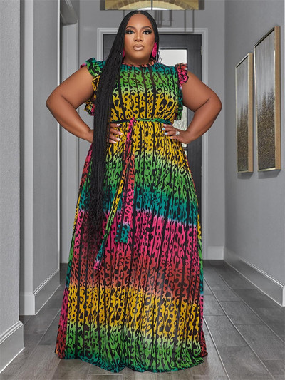 Wmstar Nagy méretű női ruhák, nyomott ujjatlan, bő sztreccs, elegáns új ruha Nyári szünet nagykereskedelmi kiszállítás