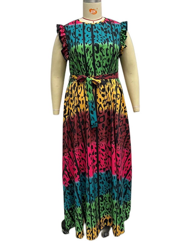 Wmstar Nagy méretű női ruhák, nyomott ujjatlan, bő sztreccs, elegáns új ruha Nyári szünet nagykereskedelmi kiszállítás