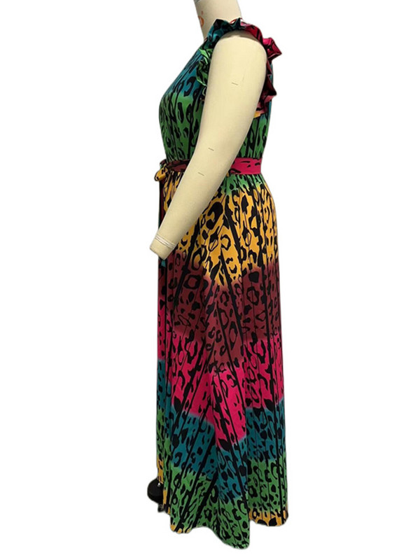 Wmstar Nagy méretű női ruhák, nyomott ujjatlan, bő sztreccs, elegáns új ruha Nyári szünet nagykereskedelmi kiszállítás