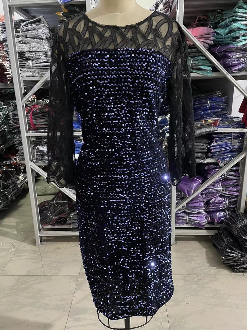 Suur litritega plusssuuruses pulmakleit naistele Moodne võrgust varrukatega pits Elegantne Bodycon õhtukleidid Suvised Vestidos