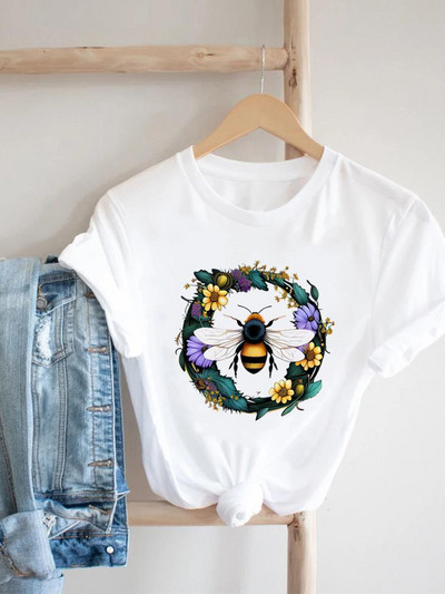 Prekrasna knjiga u vintage stilu Majica kratkih rukava sa slatkim printom Majica kratkih rukava Ženska modna ležerna odjeća Ženska grafička majica