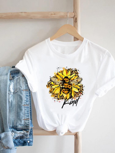 Prekrasna knjiga u vintage stilu Majica kratkih rukava sa slatkim printom Majica kratkih rukava Ženska modna ležerna odjeća Ženska grafička majica