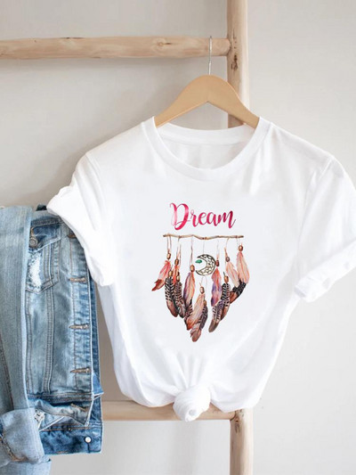 Prekrasna knjiga u vintage stilu Majica kratkih rukava sa slatkim printom Majica kratkih rukava Ženska modna ležerna odjeća Ženska grafička majica