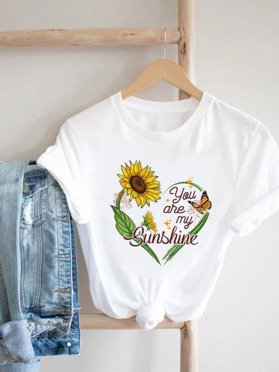 Prekrasna knjiga u vintage stilu Majica kratkih rukava sa slatkim printom Majica kratkih rukava Ženska modna ležerna odjeća Ženska grafička majica