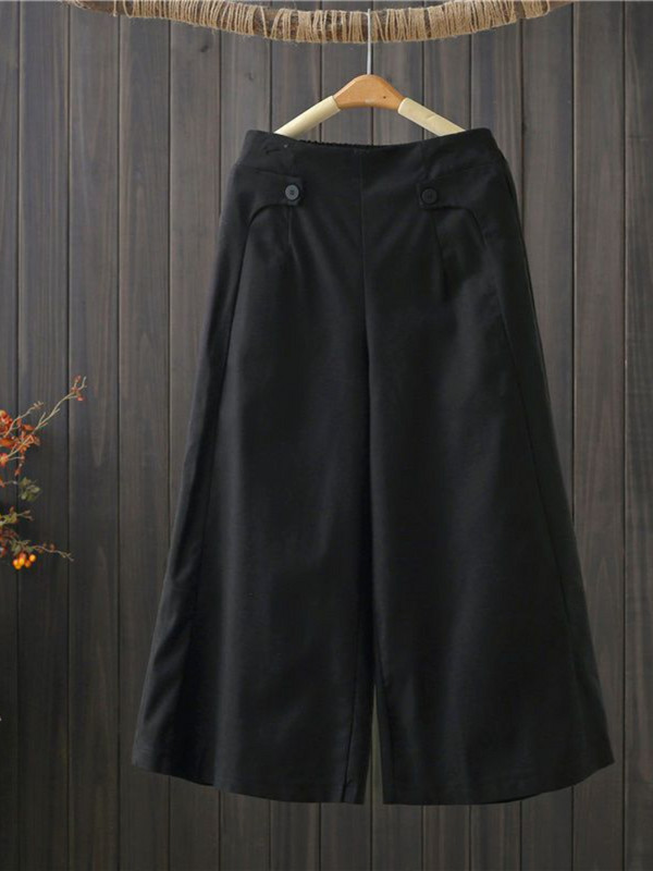 Bikses ar platām kājām sievietēm, kokvilnas lina, vaļīgas, elastīgas vidukļa bikses līdz potītēm, ikdienas modes vasaras 2024 sieviešu bikses ar augstu vidukli