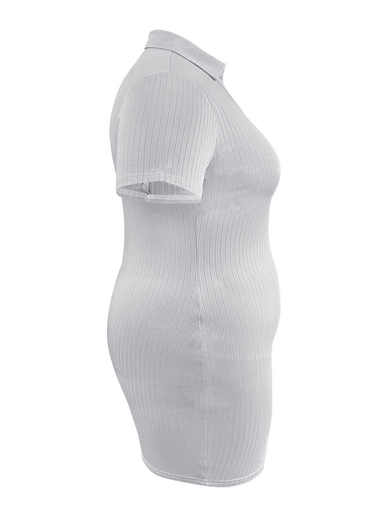 LW lielizmēra kleitas Basic Solid Color Kleita īsām piedurknēm mini kleita vestido 2024 JAUNS vasaras Modes kleita sieviešu apģērbs