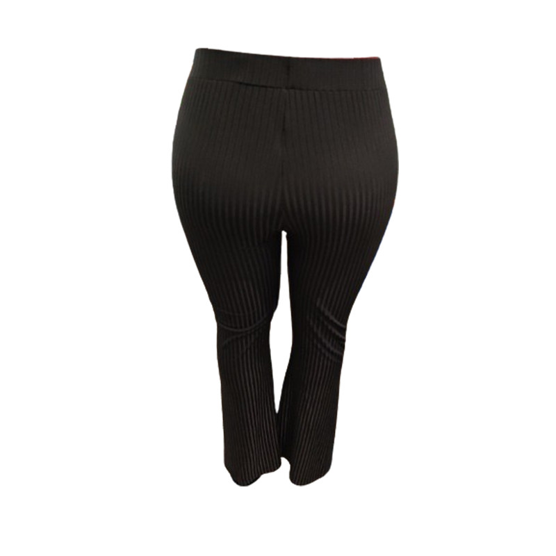 Ženske modne velike veličine, ležerne, vruće prodavane, elastične hlače visokog struka, jednobojne, elegantne široke hlače