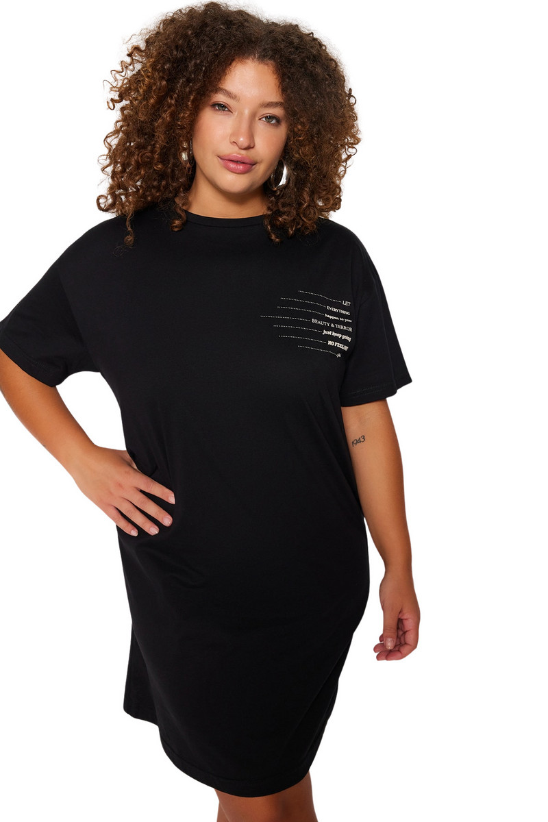 Trendyol női/lány állatmintás mini rövid, laza, nagy méretű ruhák