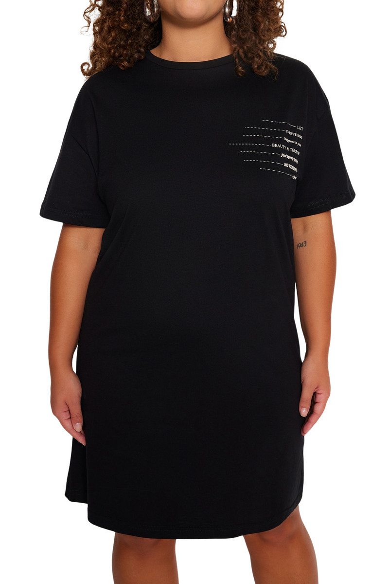 Trendyol női/lány állatmintás mini rövid, laza, nagy méretű ruhák