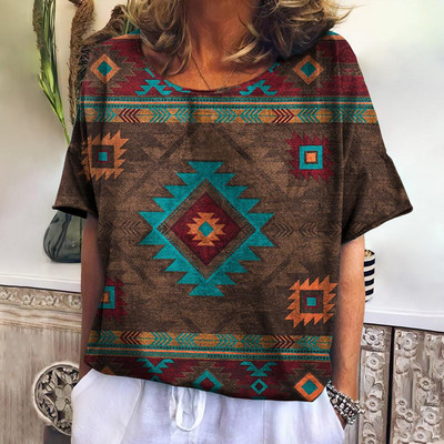 Suvine ruuduline T-särk naistele O kaelusega vabaaja kampsun, uued sviitrid Harajuku riided lahtised lühikeste varrukatega pluus Naiste mood topsid