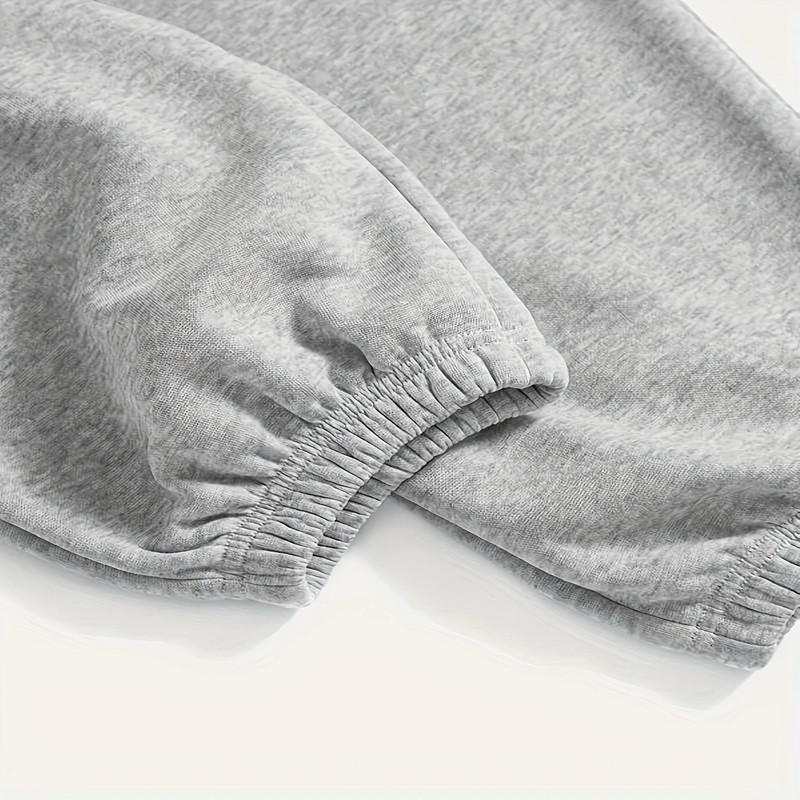 Sieviešu liela izmēra modes ikdienas brīvas elastīgas skriešanas bikses vienkrāsainas ikdienas ērtas sporta bikses