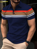 Ljeto 2024., nova muška ležerna majica kratkih rukava od čistog pamuka, košulja s V-izrezom, muška prozračna polo majica S-3XL