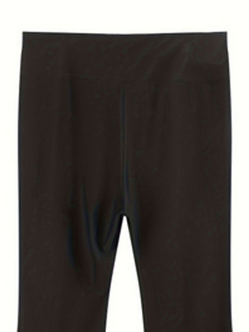 Liela izmēra viengabalainas bikses, ikdienas bikses ar augstu vidukli, sieviešu lielizmēra apģērbi