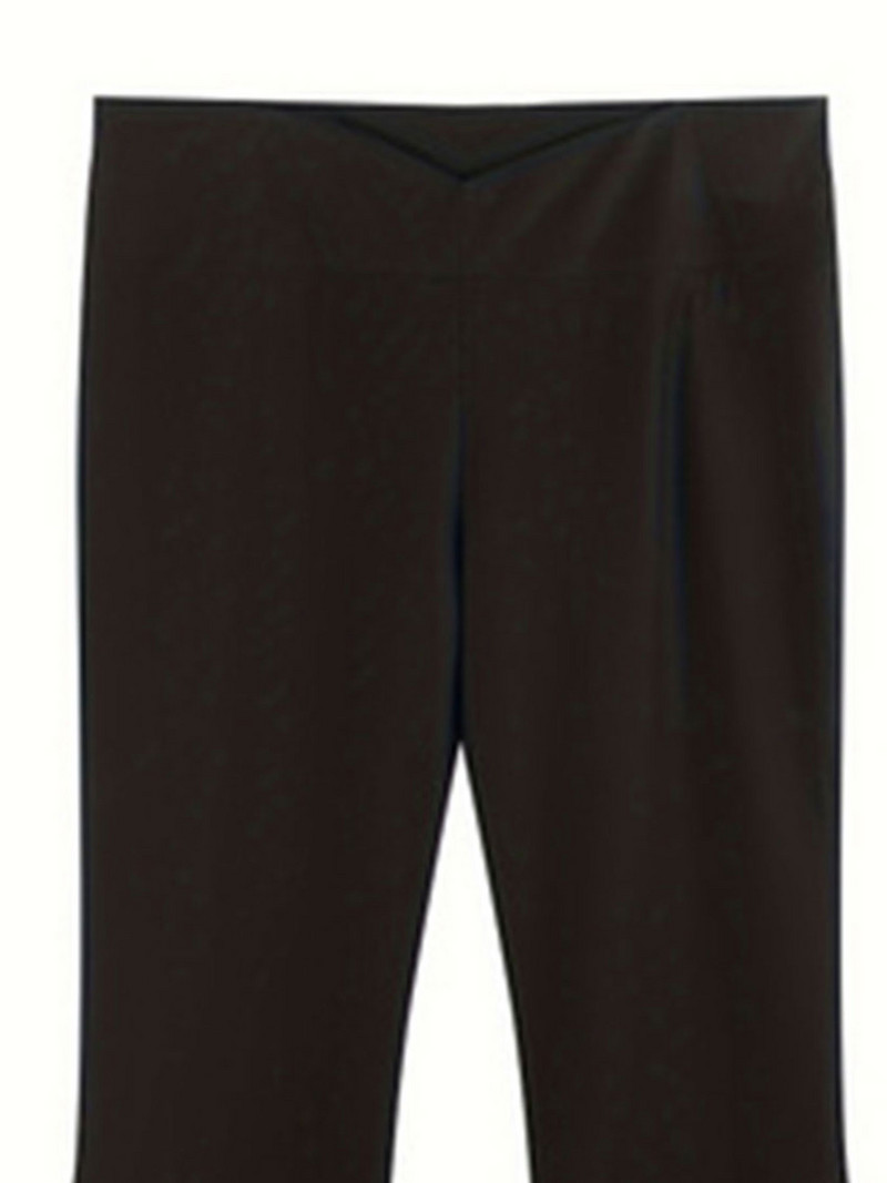 Liela izmēra viengabalainas bikses, ikdienas bikses ar augstu vidukli, sieviešu lielizmēra apģērbi