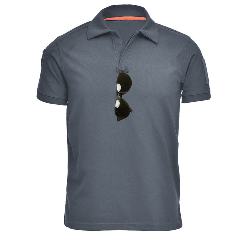 S-3Xl Taktiniai trumpomis rankovėmis kariški marškinėliai atvartu greitai džiūstantys marškinėliai Vyriški judėjimai Laisvi vasaros lauke specialiųjų pajėgų kareivis