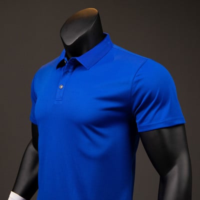 Suvine klassikaline polosärk Meeste Quick Dry lühikeste varrukatega T-särk hingav Camisa Masculina Polo Hombre kampsunid Golftennis S-4XL