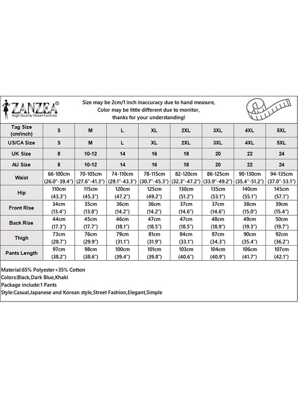ZANZEA sieviete modes režģī apdrukātas bikses ikdienišķas platas bikses Elegantas kabatas bikses sievietēm brīvdienām brīvs Pantalons, liela izmēra