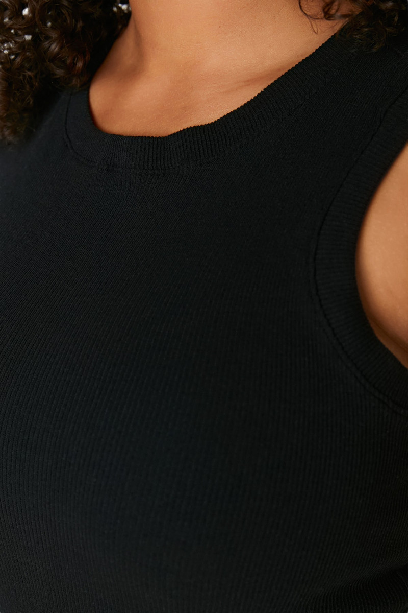 Trendyol sieviešu/meiteņu Unifarben Midi elegantas lielizmēra kleitas bez piedurknēm