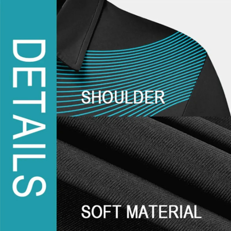 Nova muška majica Klasična polo majica kratkih rukava Ljetne majice Ležerna majica s patentnim zatvaračem Prevelika S-5Xl Ležerna polo majica