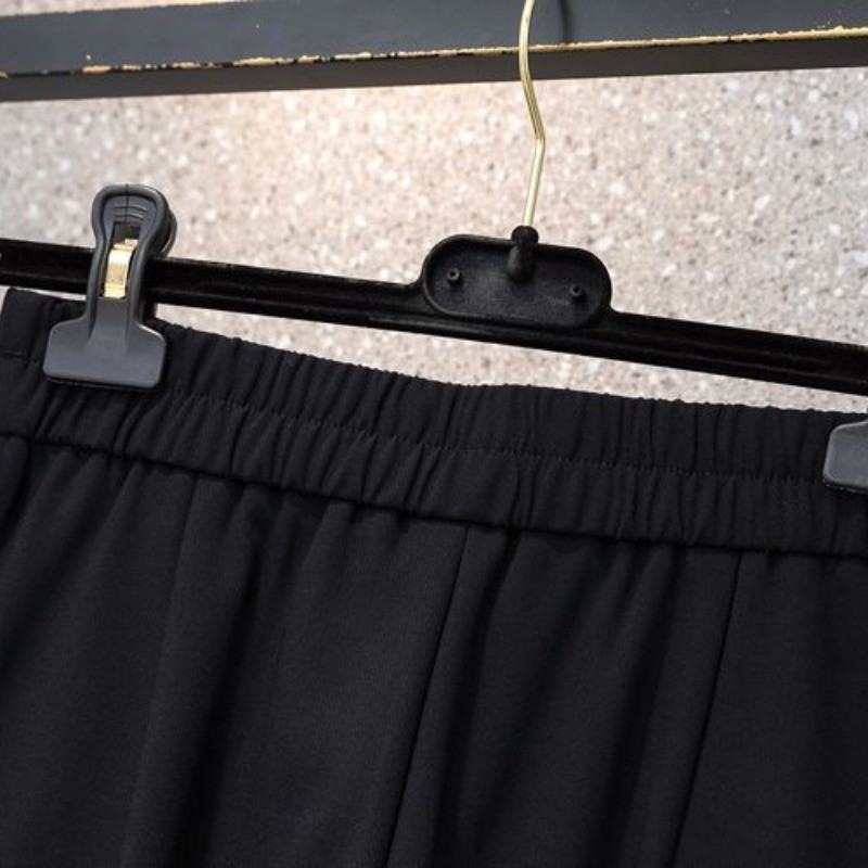 Pantaloni Halun de primăvară și toamnă, de culoare uni, elastici, largi, cu talie înaltă, cu buzunare, pantaloni casual, la modă