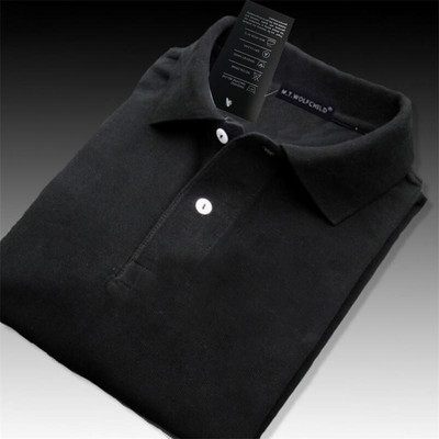 S-5XL Υψηλής ποιότητας 100% βαμβακερά ανδρικά μπλουζάκια πόλο καλοκαιρινά casual κοντομάνικα μονόχρωμα Polos Homme Επώνυμα ανδρικά μπλουζάκια μόδας