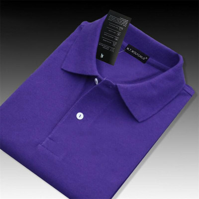 S-5XL Υψηλής ποιότητας 100% βαμβακερά ανδρικά μπλουζάκια πόλο καλοκαιρινά casual κοντομάνικα μονόχρωμα Polos Homme Επώνυμα ανδρικά μπλουζάκια μόδας