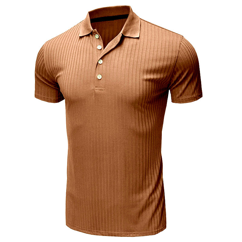 Muške polo majice Ljetne ležerne pletene muške majice kratkih rukava Polo uske jednobojne muške majice Polo Homme S-5XL Muška odjeća