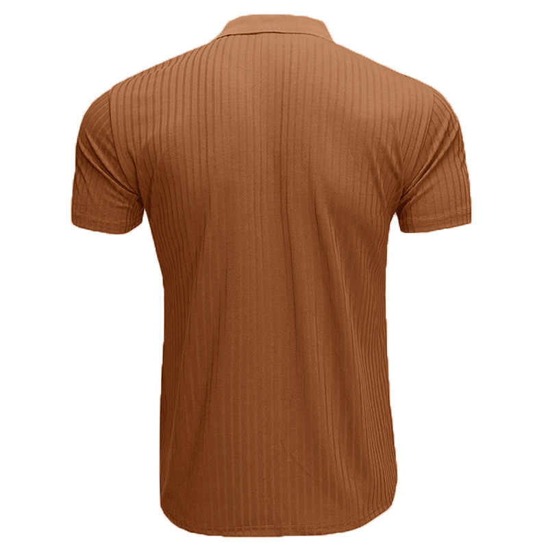 Muške polo majice Ljetne ležerne pletene muške majice kratkih rukava Polo uske jednobojne muške majice Polo Homme S-5XL Muška odjeća