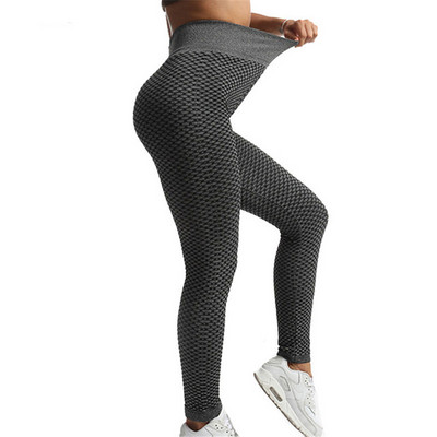 VISNXGI Seksi ženske tajice Push Up Fitness Slim Bešavne jeggings hlače s visokim strukom Jednobojne uske hlače za vježbanje u teretani Mujer Sportski donji dio