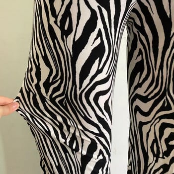 2023 Summer Zebra Print Παντελόνι με φαρδύ πόδι Y2K Παντελόνι Σέξι ψηλόμεσο γυναίκες Νέα μόδα casual γυναικεία παντελόνια Streetwear 16395