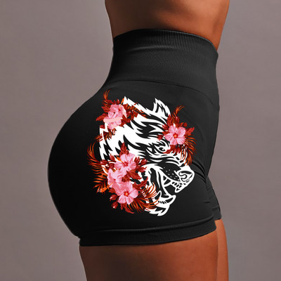 Darc Sport Női Rövidnadrág Varrat nélküli Elasztikus Scrunch Pants Magas derekú Nyári Női Jóga Fitness Darc Fashion Gym Shorts