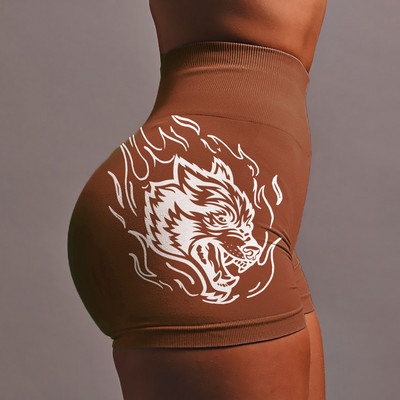 Darc Sport Női Rövidnadrág Varrat nélküli Elasztikus Scrunch Pants Magas derekú Nyári Női Jóga Fitness Darc Fashion Gym Shorts