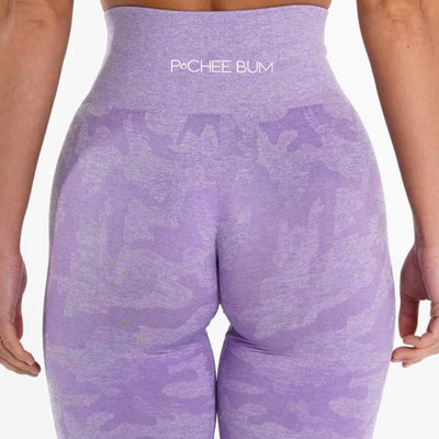Pchee Bum Õmblusteta säärised Naiste Sport Slim Camo Jõusaali sukkpüksid Fitness Kõrge vöökohaga Naiste riided Jõusaali Treeningpüksid Naiste püksid