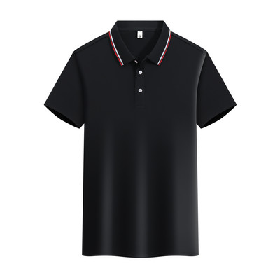 Tricou polo pentru bărbați cu mânecă scurtă, de înaltă calitate, care absoarbe umezeala și respirabil, s-4XL Europa și America