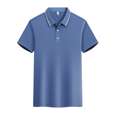 Tricou polo pentru bărbați cu mânecă scurtă, de înaltă calitate, care absoarbe umezeala și respirabil, s-4XL Europa și America