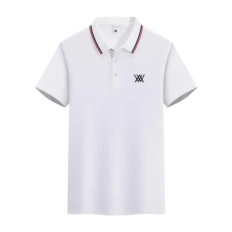 Jauns vīriešu polo krekls ar īsām piedurknēm, augstas kvalitātes mitrumu absorbējošs un elpojošs T-krekls s-4XL Eiropā un Amerikā