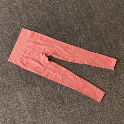 WAREBALL Ženske sportske Push Up Camo bešavne kamuflažne tajice s visokim strukom za trljanje guzice za vježbanje fitness hlače za jogu