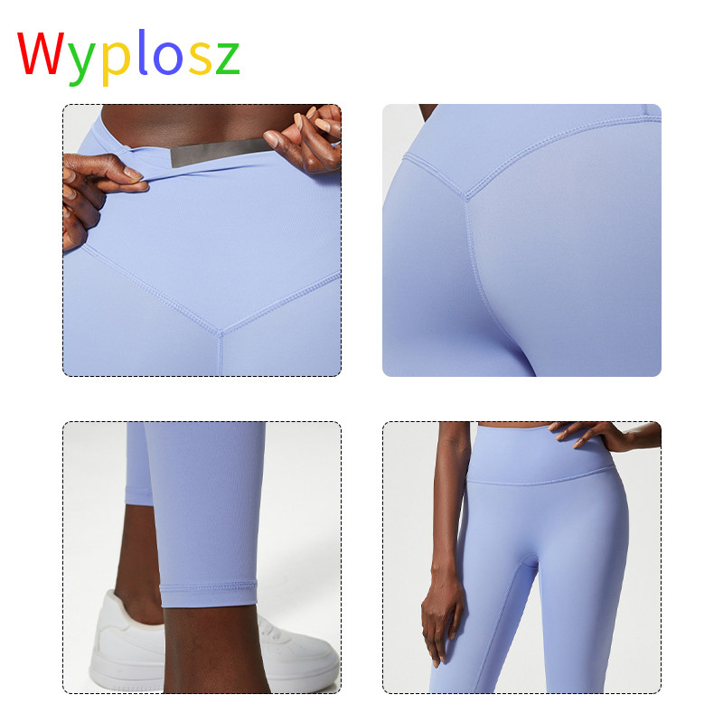 Wyplosz 25" Bare High Waist Jogas Bikses Sporta zāle Skriešanas Legingi Sieviešu Lielizmēra Pietupieni Proof Fitness Treniņa Sporta Legingi S-XL